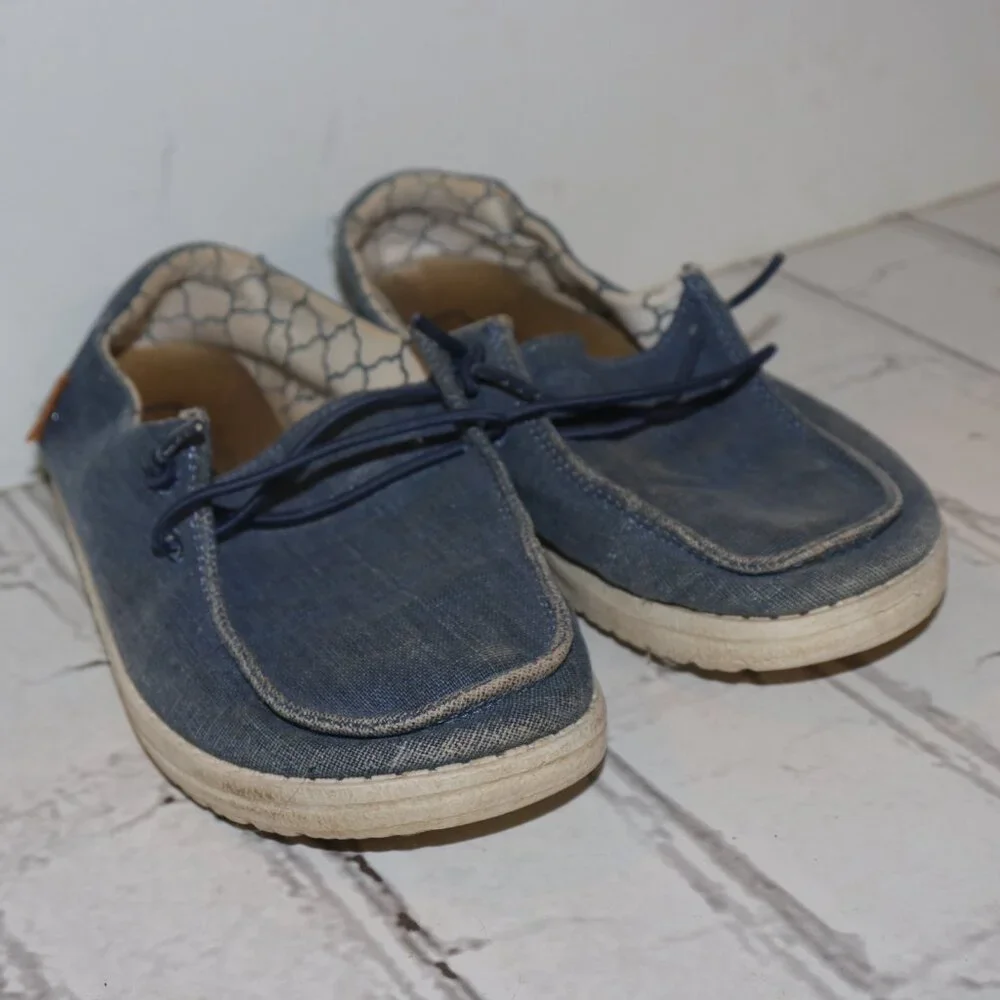 👟 Hey Dude Wendy Youth SP – Denim Casual Shoes (Size US K13 / EUR 31) ✨